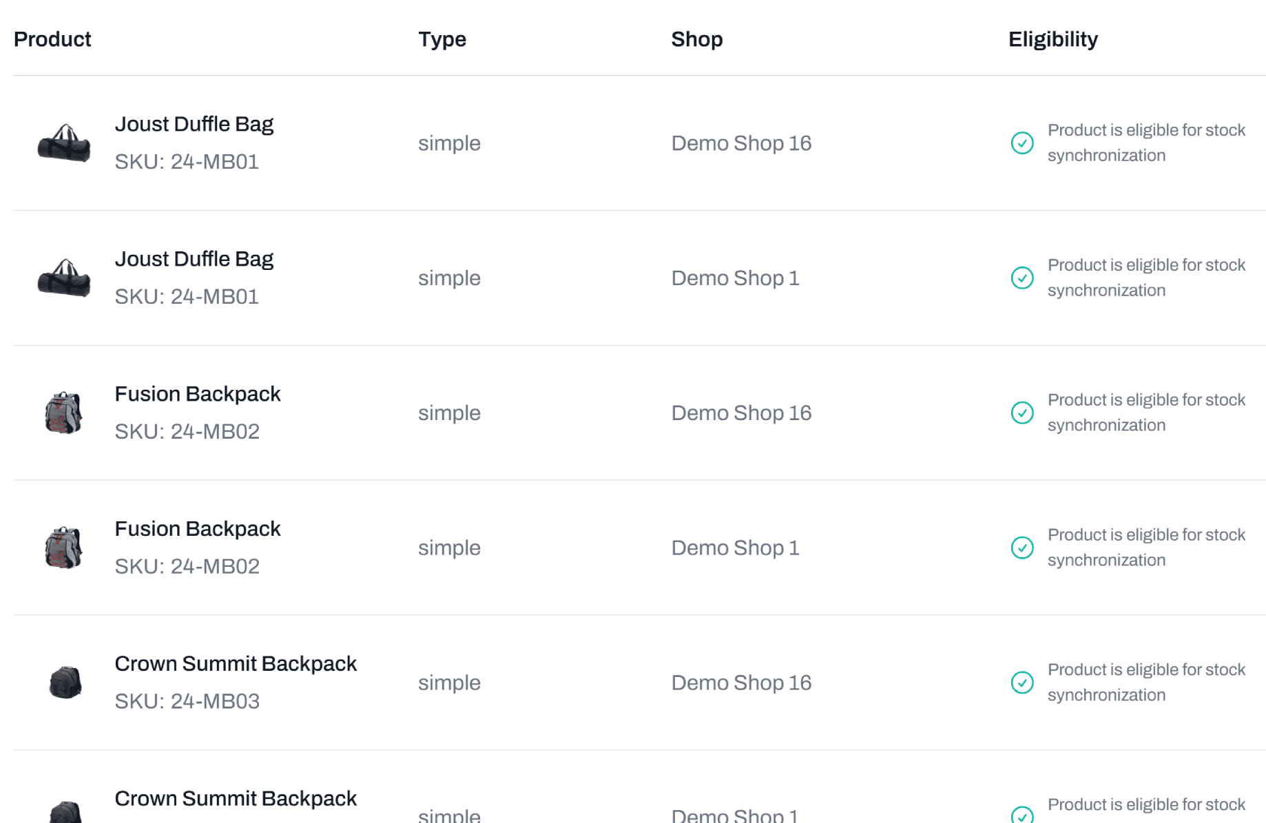 Orderpiqer WMS - Stock Sync Orderpiqer WMS - Stock Sync